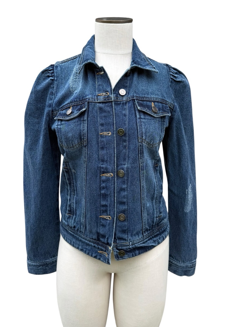 Elan Light Blue Denim Top with Care Label